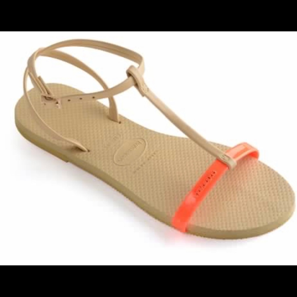 Havaianas, “You Belize Cyber Orange Sandals”, NWT